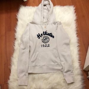 White Hollister Hoodie